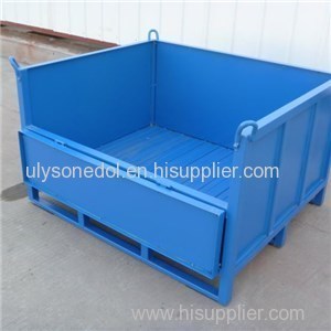 Low Cost Industrial Material Handling Powder-coated Storage Metal Cage