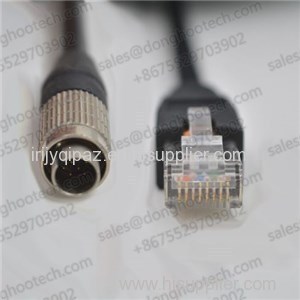RJ45 To Hirose 8pin HR25 - 7TP - 8S SSTP Double Shielded Gigabit Ethernet Cables For Sony Camera