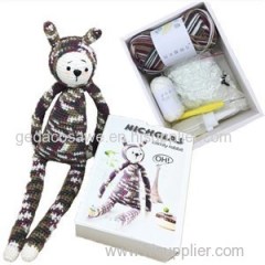 Lovely Rabbit Acrylic Dk Yarn Crochet Craft Kits For Kids