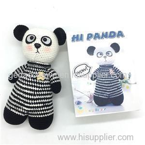 Hi Panda Cotton And Acrylic Yarn Kids Crochet Set