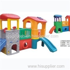 2017 Latest Design Competitive Price Kids Plastic Outdoor Playground Slide In Kindergarten And Family