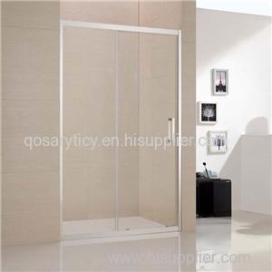 Framed Sliding Shower Door In SUS 304 And Tempered Galss