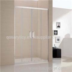 Framed SS 304 Sliding Shower Door With Tempered Glass