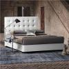 White Modern Queen Headboard Tufted Leather Storage Upholstered Bed With Drawers