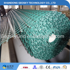 Geogrid with high dencity and low elongation with ISO Certificate