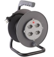 Cable reel Italy type Cable Reels 4-Outlet Cable Reel 16A/250V~ with cable H05VV-F 3G1.5mm2 25mtr/50mtr