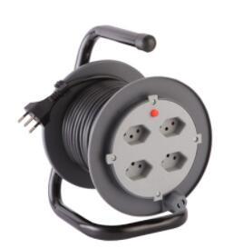 CE 30M cable reel double Italy socket outside cord reel