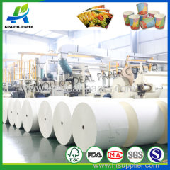 Clay and pe coated paper for cups