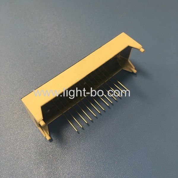 Customized yellow / green 4 digit 7 Segment led clock display common anode for digital timer control