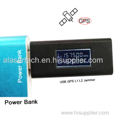 2CH USB Hidden Anti Tracking GPS L1 L2 Jammer