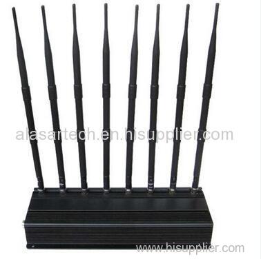 8 Band Power Adjustable Mobile signal Jammer