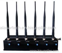 6 Band Power Adjustable Mobile signal Jammer