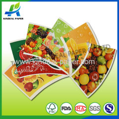 Pe coated paper cup blanks for cold drink