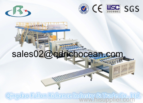 Computerised High-Speed 3-Layer Corrugated Board Paper Production Line