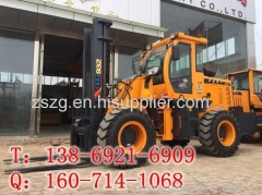 Forklift in the first heavy 5 tons of off-road truck forklift