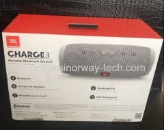 Wholesale JBL Charge 3 Waterproof Shower Wireless Portable Bluetooth Rechargeable Speakers In Gray