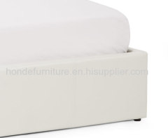 Latest double bed design simple modern storage bed for Europe market