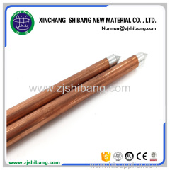 Copper ground rod of earthing electrode