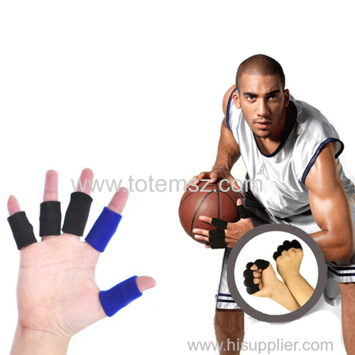 Free Shipping Sports Safety Finger Protector Breathable Elastic Armful Knitted Fitness Finger Basketball and Volleyball