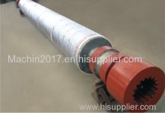 A spare roll on a paper machine