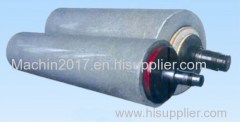 A spare roll on a paper machine