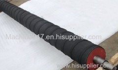 A spare roll on a paper machine