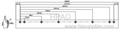 Komatsu grader blade 80# high carbon steel bolt-on