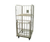 Foldable And Movable Wire Mesh Container