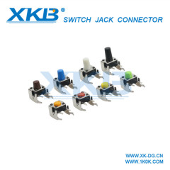 Competitive price 15mm transparent cap led tact switch