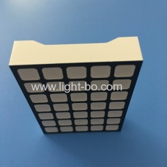 Ultra red 6mm 5*7 square dot matrix led display row anode column cathode for elevator position indicator