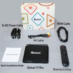 Amlogic S912 4k Android tv box 3g+32G QINTAIX tv box with Dual wifi Bluetooth and OTA
