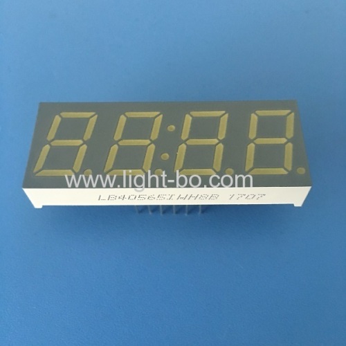 Common anode 4 digit 0.56 Ultra Bright white 7 Segment clock Display for industrial timer