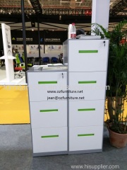 Vertical filing cabinet steel material 4 drawer