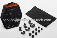 V-MODA Unveils Forza Metallo Wireless Neckband Bluetooth Stereo Headphone Earbuds Mic Remote Gunmetal Black