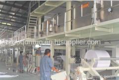 Art paper coating machine