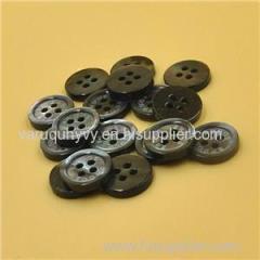 MOP Nature Black Mother Of Pearl Seashell Button With 4 Holes For Garment