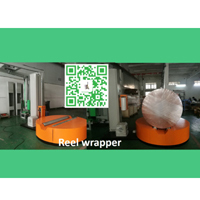 reel wrapper for paper a stretch film wrapping