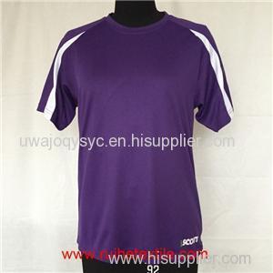 Custom Raglan Short Sleeve T Shirt Wiking Mesh Sports Tee Shirt For Men