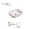 Economic WC Sanitary Wares Rectangle White Color Basin Bathroom Ceramic Art Basin Countertop Hand Wash Basin