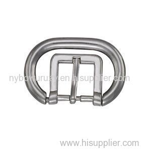 Oval+Square Double Rings Flexible Pin-Buckle