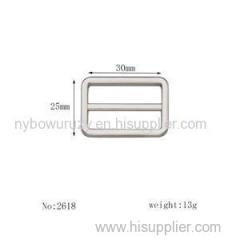 Wire Rectangle Strap Adjuster Cast Flat Metal Slider