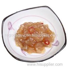 Chuka Kurage Which Popular For Japanese People Of Different Material Seasoned Jellyfish With Sesame Oil