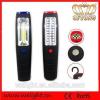 Emergency Magnetic Portable Waterproof 30+7 LED Magnet ABS Plastic 3W COB LED Work Flashlight