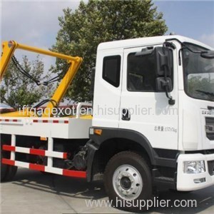 7CBM Euro 5 Dongfeng Chassis Air Conditional Desel Swing-arm Refuse Collector Garbage Truck Waste Truck