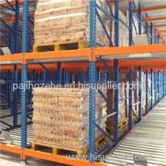 Heavy And Medium Duty First-in-first-out Warehouse Storage Pallet Gravity Flow Racking System