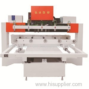 Hot Sale Standard Size 5-head Four-Axis Engraving Machine For 3D