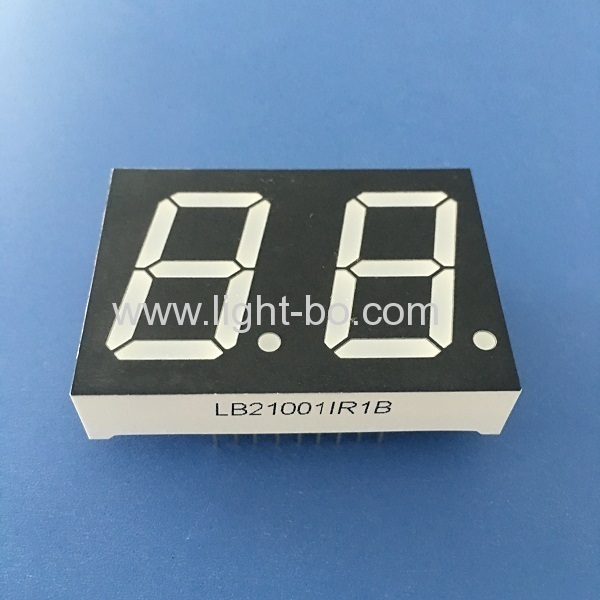 display led dual digit 1" 7 segmenti anodo comune super rosso per indicatore digitale