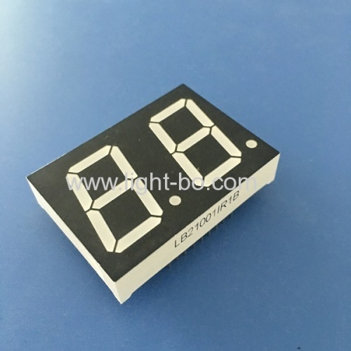 Dual Digit 1  7-Segment LED Display Common Anode Super Red for digital indiator