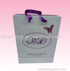 custom Advertising promotion paper bag packing factory