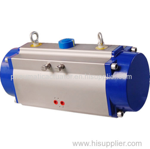 double effect single effect pneumatic rotary actuators AT actuator